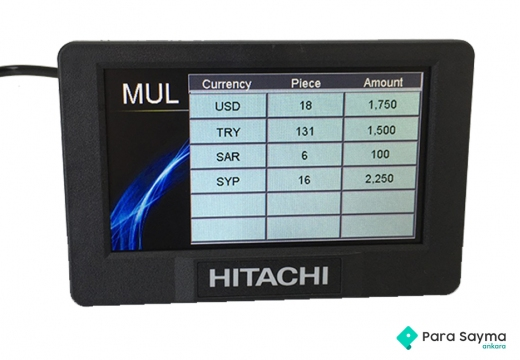 Elektronik Para Sayma Cihazları Ek Ekran Görüntüleme